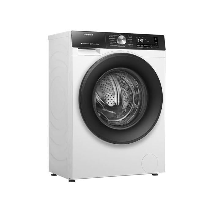 Lavadora Hisense WF3S1043BW3 - 10,5 kg - Wi-Fi - 99,9% vapor - Clase energética A