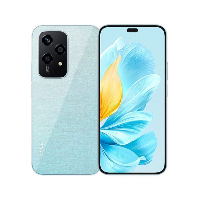 HONOR 200 Lite 5G 8GB 256GB Teléfono azul MediaTek Dimensity 6080 Pantalla AMOLED de 6,7” 90Hz Cámara principal de 108MP 4500 mAh Smartphone
