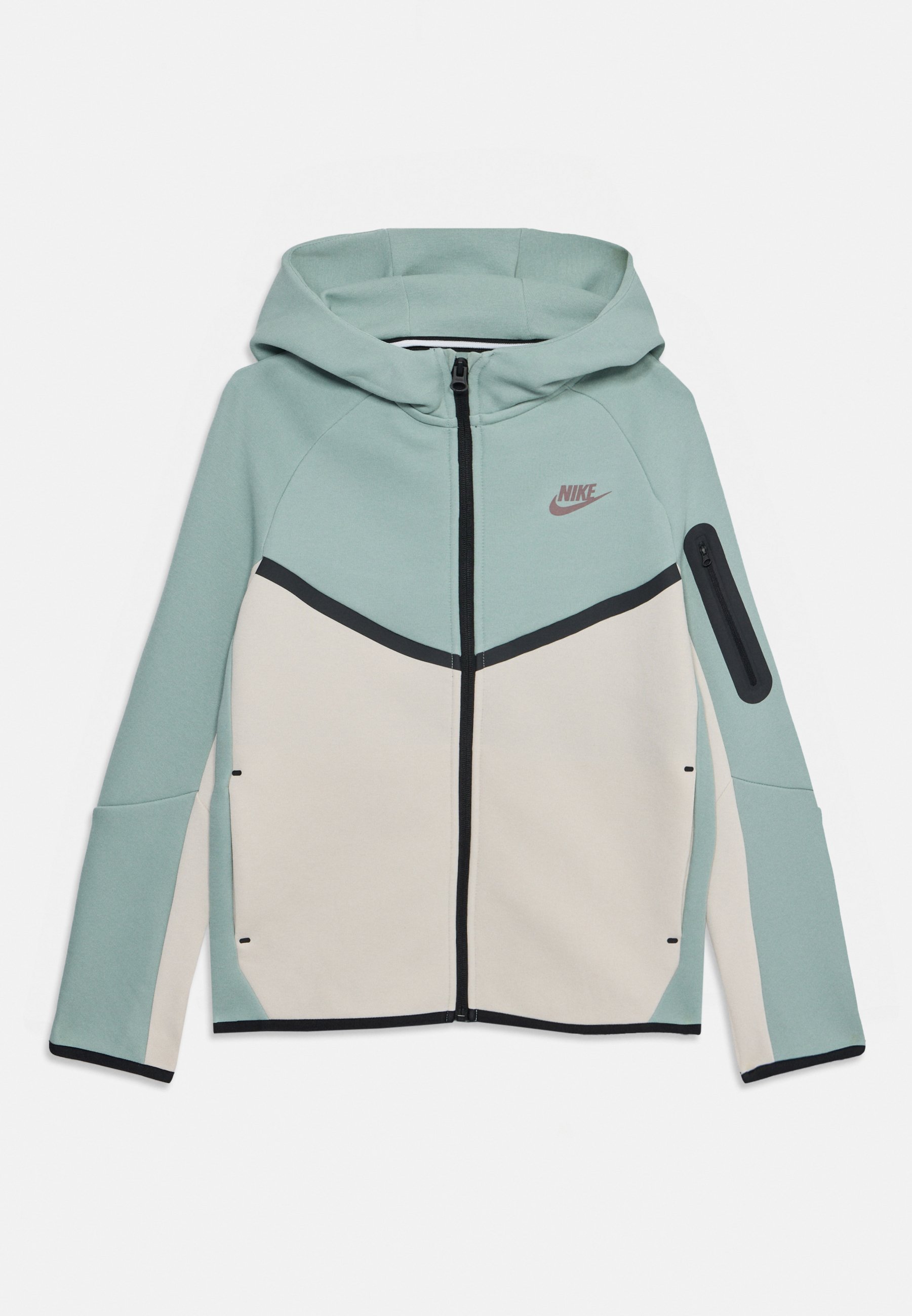 Nike Sportswear UNISEX - Sweatshirt met rits - dusty sage/orewood brn/plum eclipse