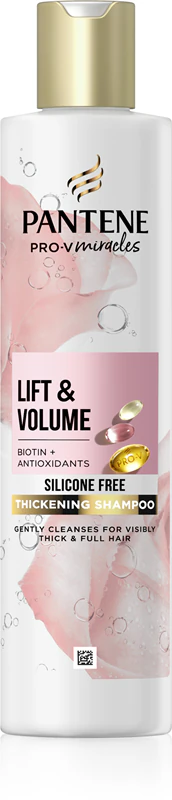 Pantene Pro-V Miracles Lift'N'Volume šampón na objem jemných vlasov s biotínom