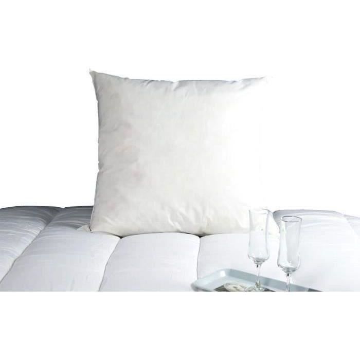Almohada de plumas de ganso DODO Morzine, antiácaros, 65x65cm, blanca
