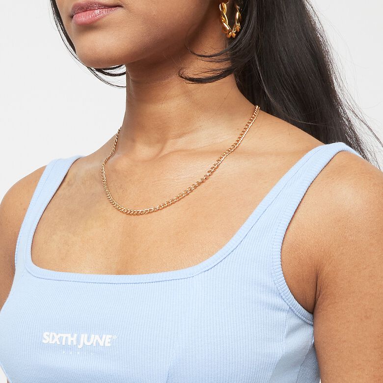 Crop-Top mit eckigem Ausschnitt