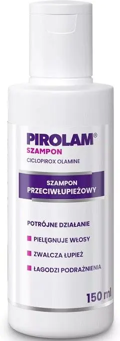 Pirolam Szampon Przeciwłupieżowy z Witaminami A+ E, 150 ml
