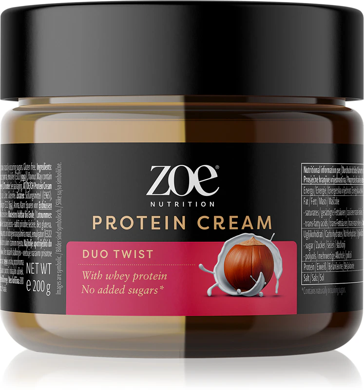 Doplněk stravy ZOE Protein Cream s arašídovým máslem a kakaem