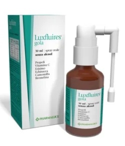 LUXFLUIRES Fluires spray para la garganta, suplemento suavizante para la mucosa oral 30 ml
