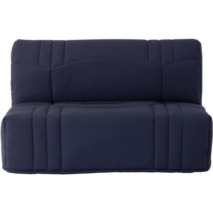 Divano letto DREAM BZ - Tessuto 100% cotone blu scuro - Superficie letto 140x190 cm
