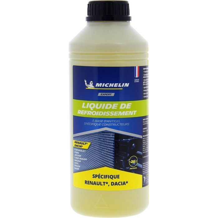 Refrigerante - MICHELIN - Amarillo - Cumple con los estándares RENAULT DACIA - 1L