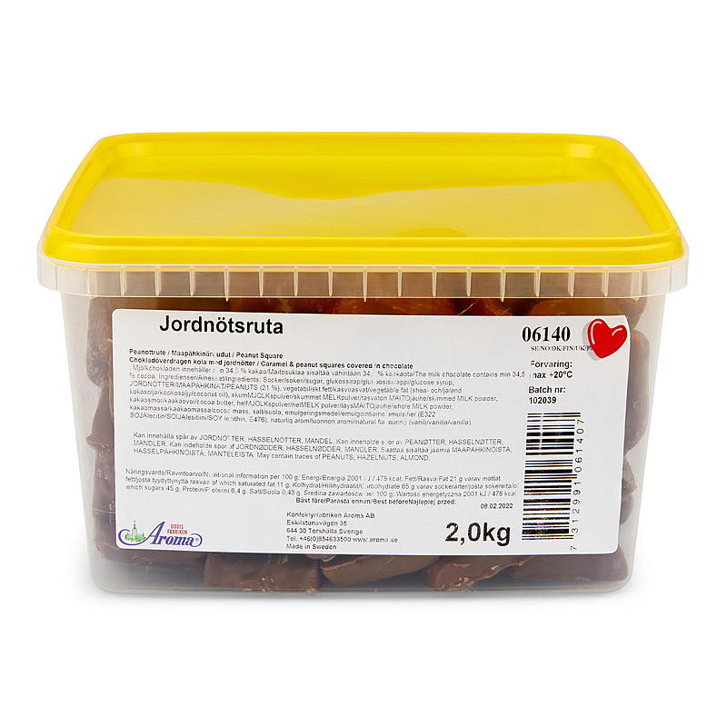 Rollo de cacahuete KnallGoodt de 2 kg