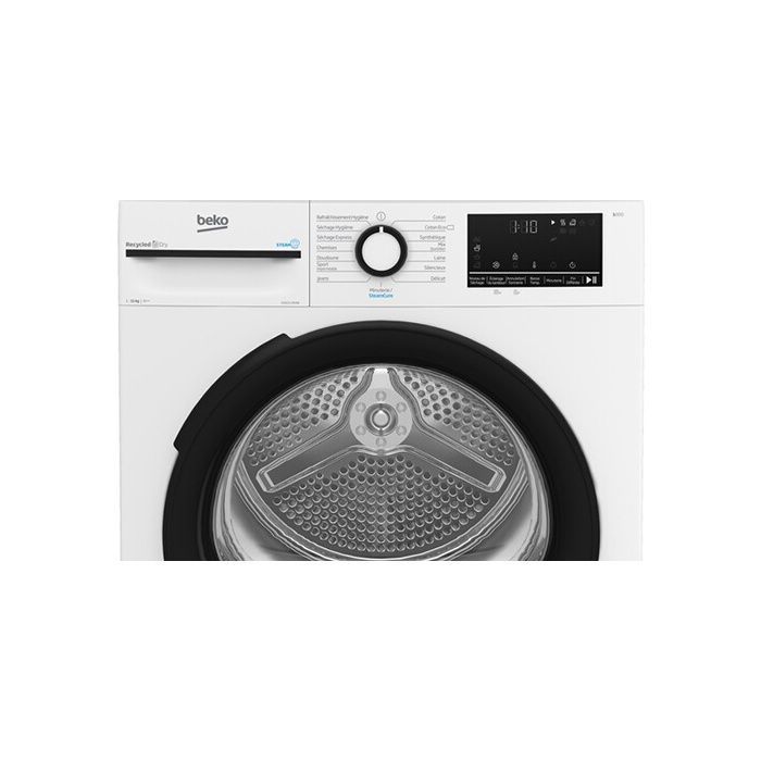 Sèche-linge - BEKO - D3H211393W - 11 kg - Pompe à chaleur - Tambour inox Aquawave