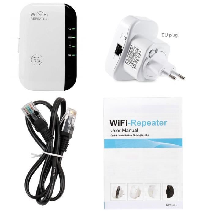 Ripetitore Wi-Fi wireless, estensore Wi-Fi, amplificatore Wi-Fi da 300 Mbps, booster 802.11N/B/G, ripetitore Wi-Fi