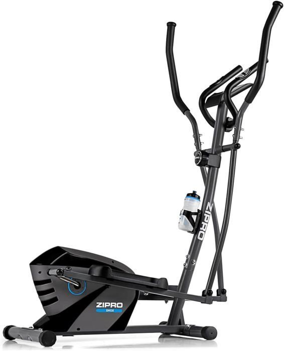 Ellittica - ZIPRO - Shox - 8 livelli di resistenza magnetica - Schermo LCD - Pedali antiscivolo