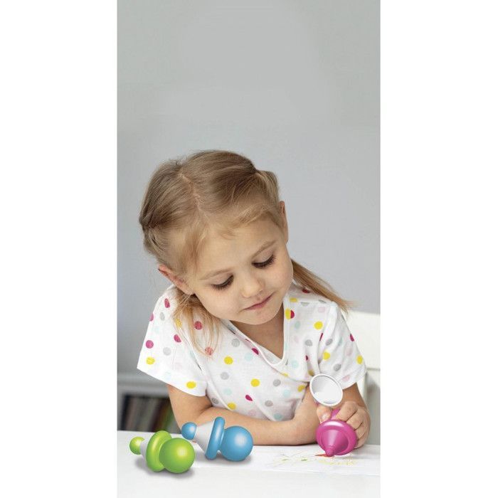 Rotuladores Crealign CL215 - Caja de 8 - Mango ergonómico - Para niños de 12 meses en adelante
