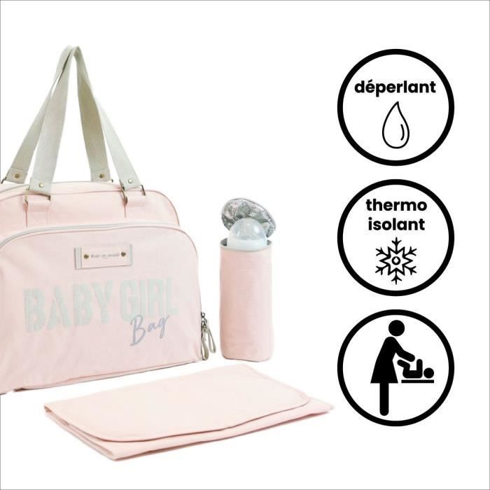 BABY ON BOARD SIMPLY BABYBAG pusletaske - Pink