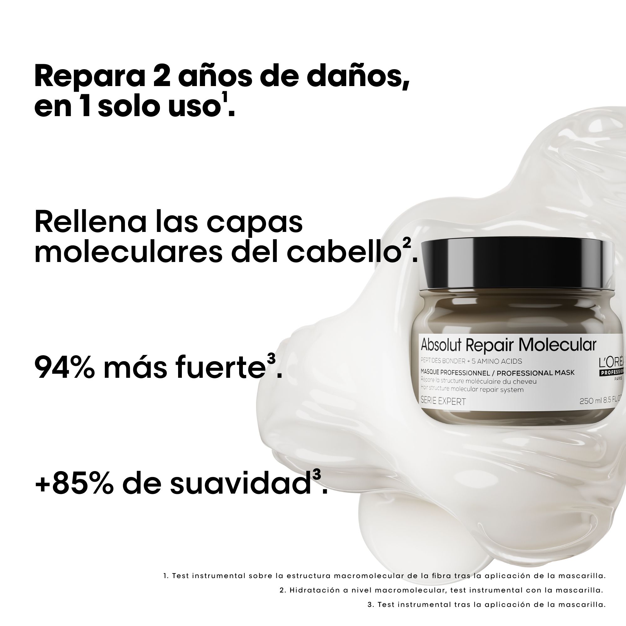 Serie Expert Absolut Repair Molecular Mask Profesionálne kadernícke masky