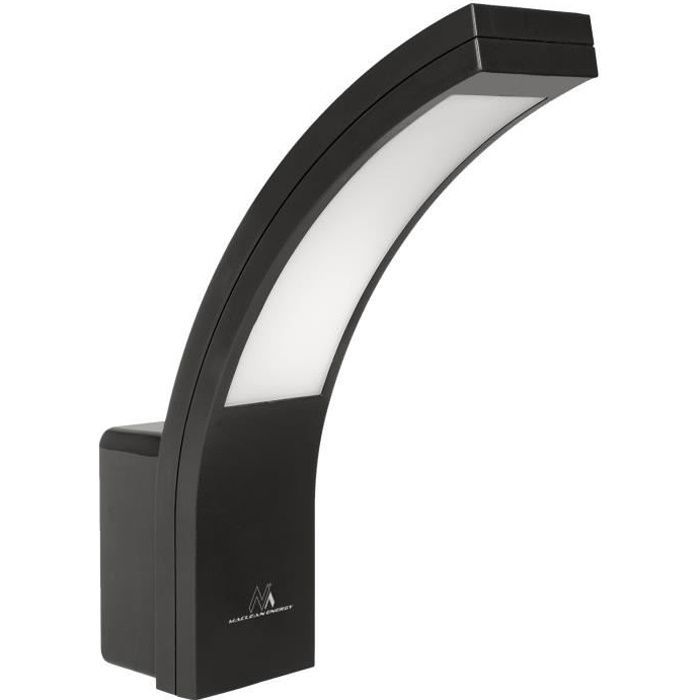 Lampe de façade extérieur LED IP54 Noir 10W Maclean MCE343 B