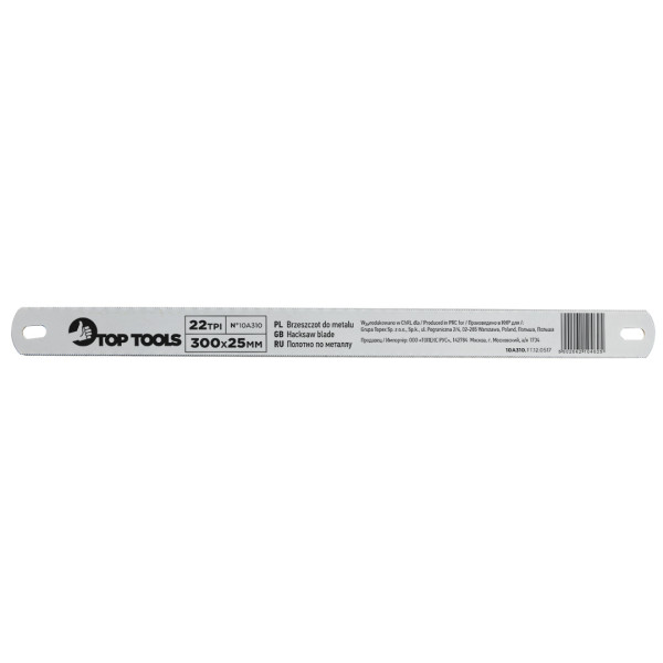 Brzeszczot do metalu 300x25mm, Top Tools 10A310