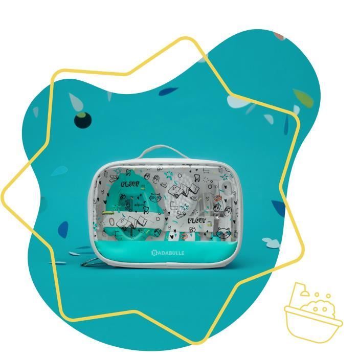 Kit di cura BADABULLE PLOUF, 7 accessori per neonati