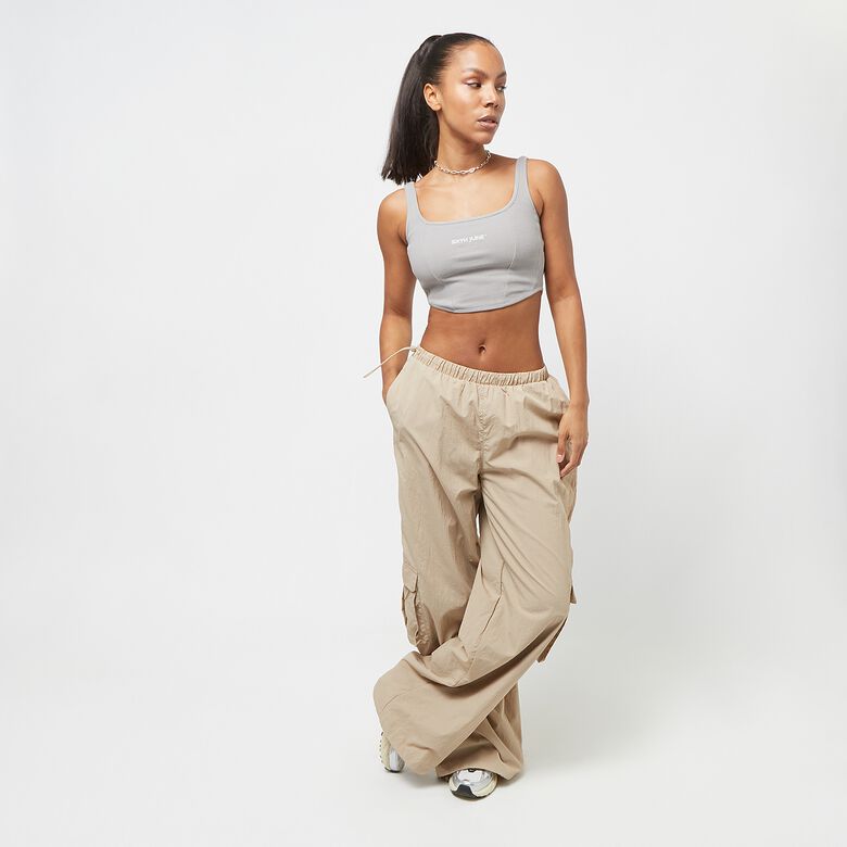 Top corto con scollo quadrato