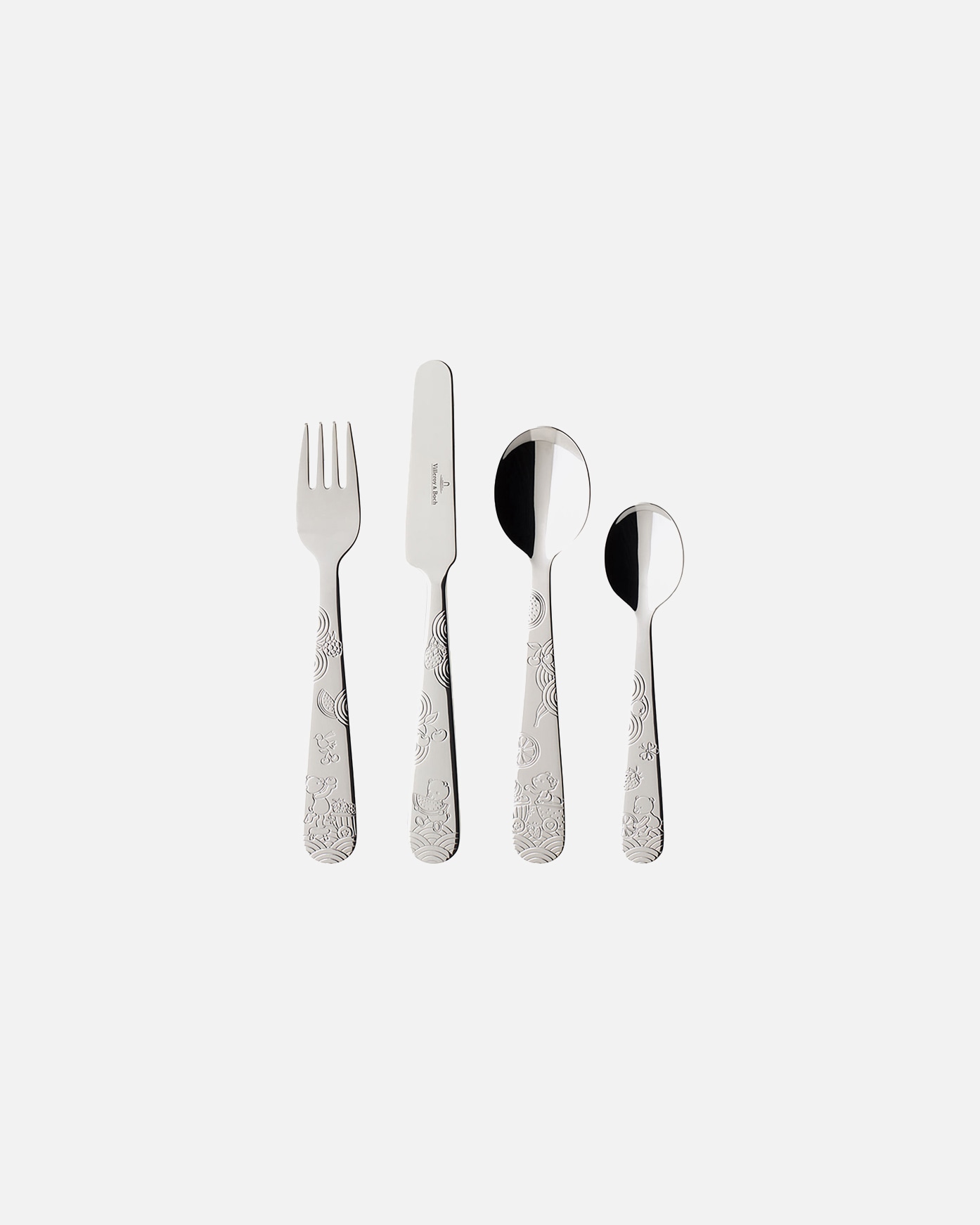 Service de couverts pour enfants Villeroy & Boch, 4 pièces, motif : Affamé comme un ours – 1 pièce