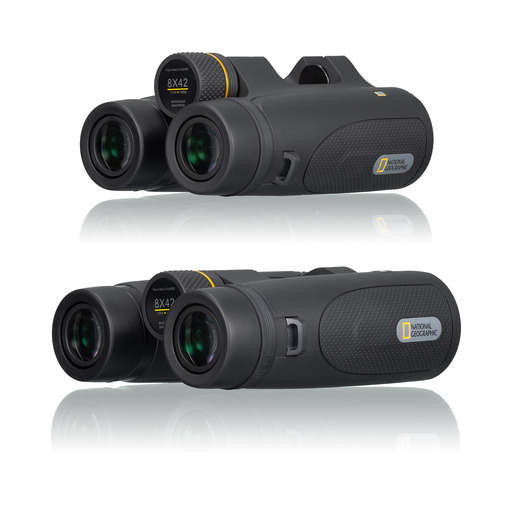  Dalekohled National Geographic 8x42 Bak4 Ultra Bright s centrálním zaostřovacím kolečkem, pouzdrem a popruhem