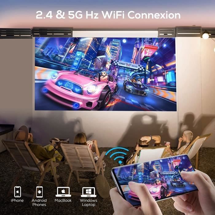 Videoproiettore iZEEKER iPL310 - Full HD 1080P nativo 4K - Bluetooth WiFi - 200 ANSI Lumen - Treppiede incluso