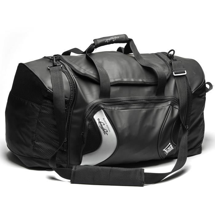 Sac de sport - LEONE 1947 - Black Edition - 70 litres - Imperméable - Convertible en sac à dos