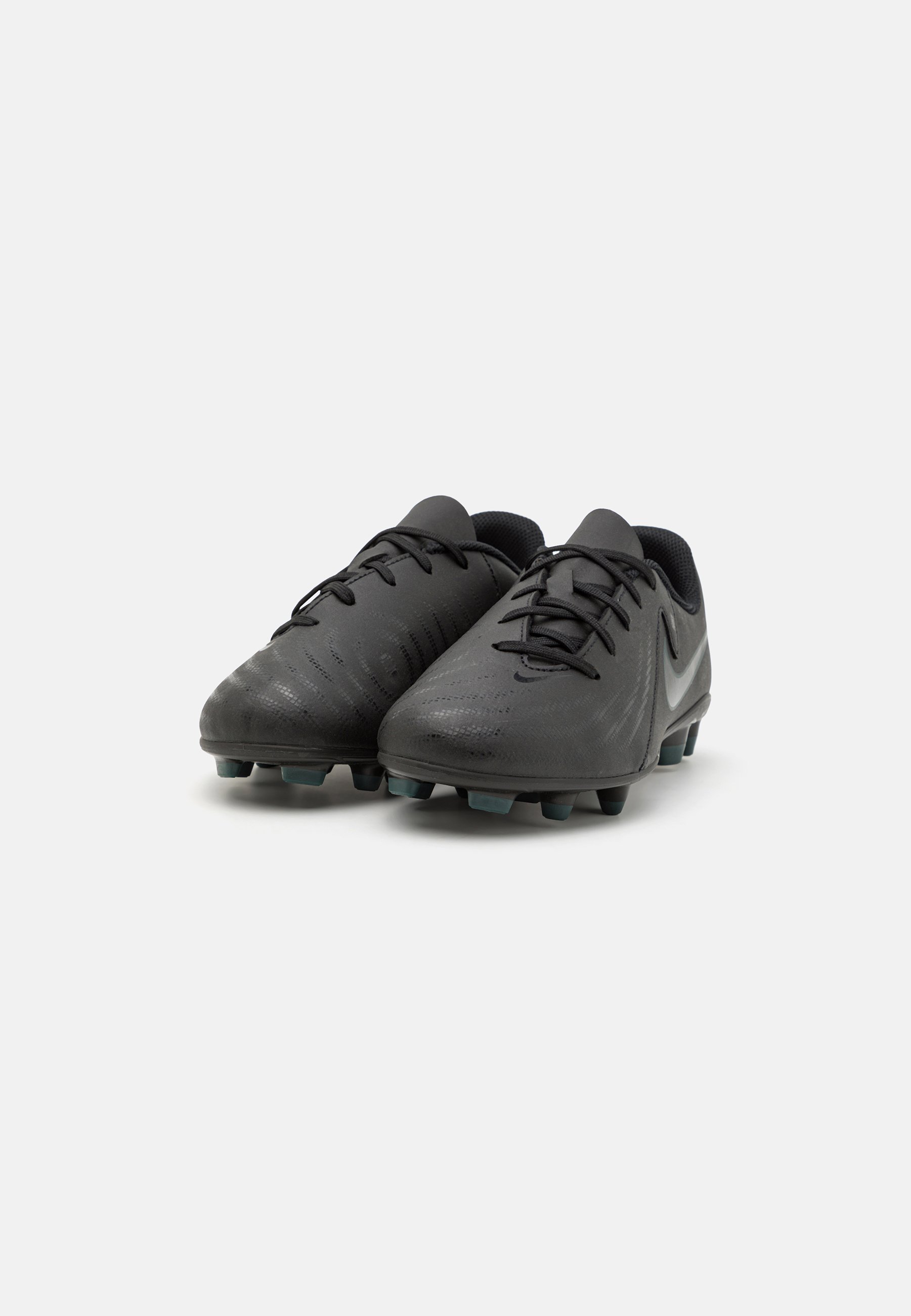 Chaussures de football Nike Performance JR PHANTOM GX II CLUB UNISEXE - Terrain ferme - Noir/Gris jungle