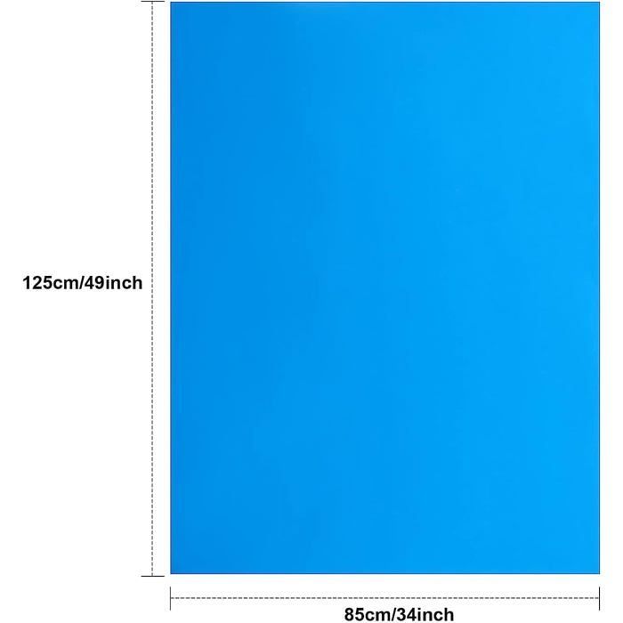 Rustine de Piscine, Piscine Patch de Réparation, Correctifs Auto-adhésives Rustine,Auto-adhésifs en PVC pour Piscine, 125 x 85cm