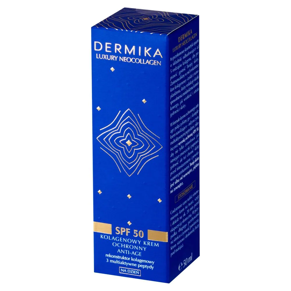 Dermika Luxury Neocollagen Kolagenowy krem ochronny anti-age SPF50 na dzień