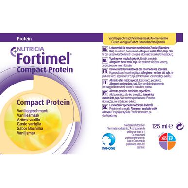 Fortimel Fortimel kompaktni proteinski vanilija 4x125ml 4x125ml