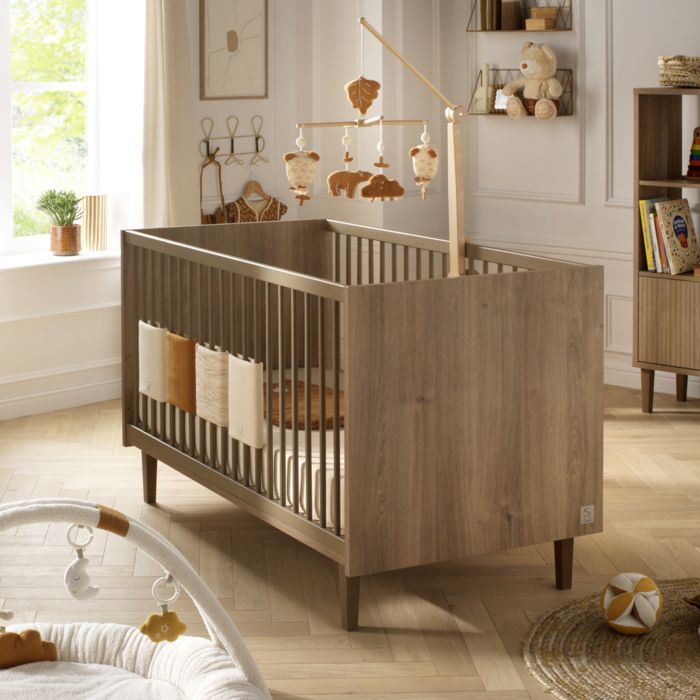 Chambre bébé, Lit évolutif et Commode à langer - MOKKA