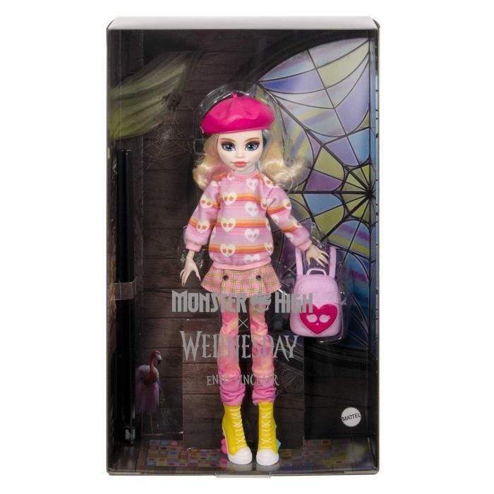 Monster High – Enid Sinclair – Puppe im pinken Outfit mit Accessoires – Monster High – HXJ05
