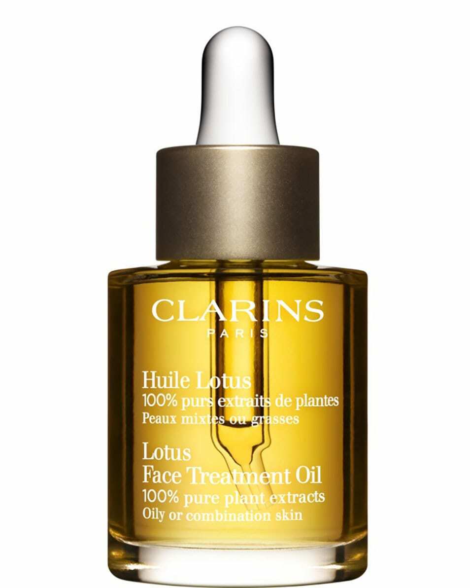 CLARINS TREATMENT OILS LOTUS FACE TREATMENT OIL - GEMENGDE/ VETTE HUID