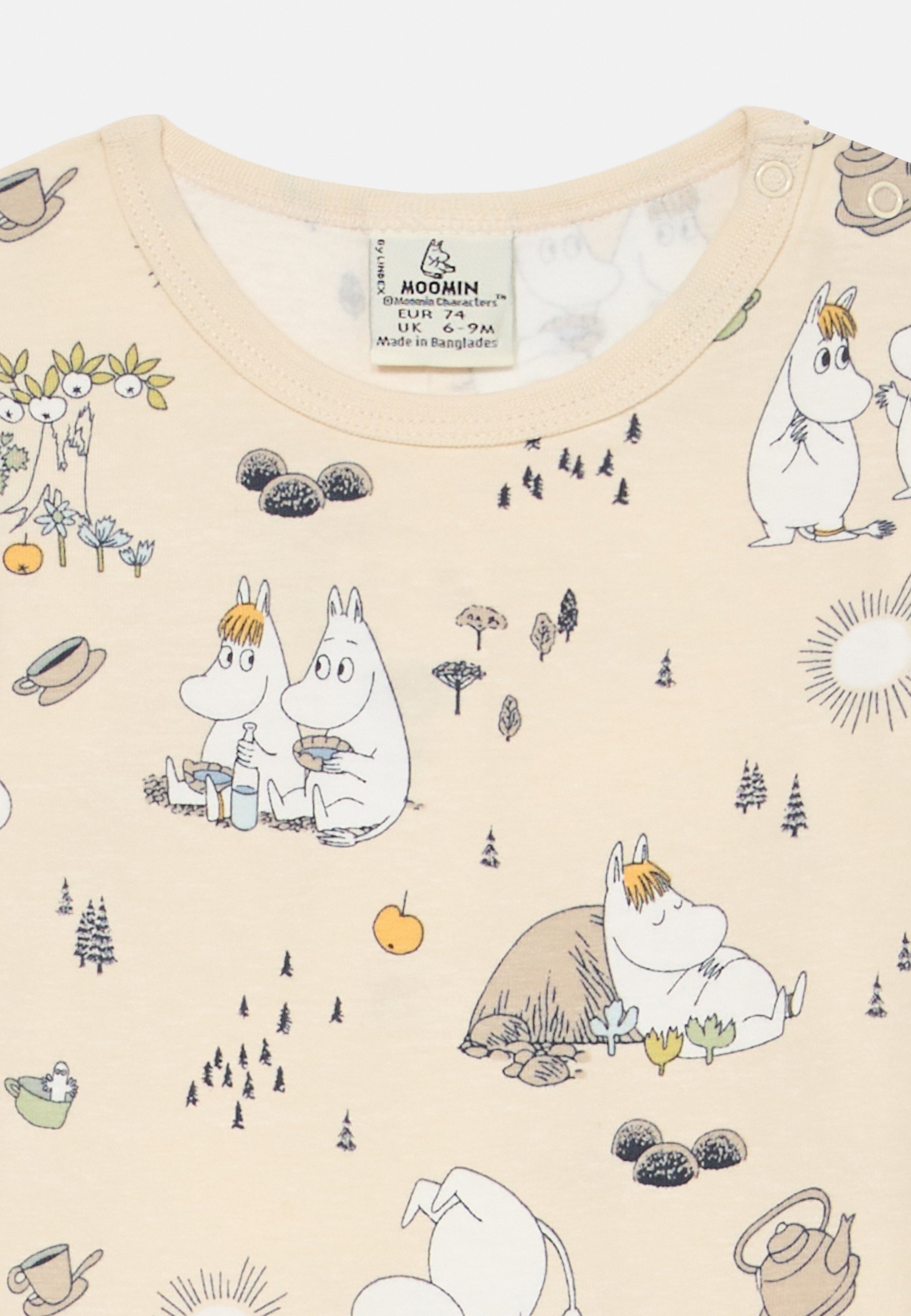 Lindex MOOMIN UNISEX - Body - svetlobéžová