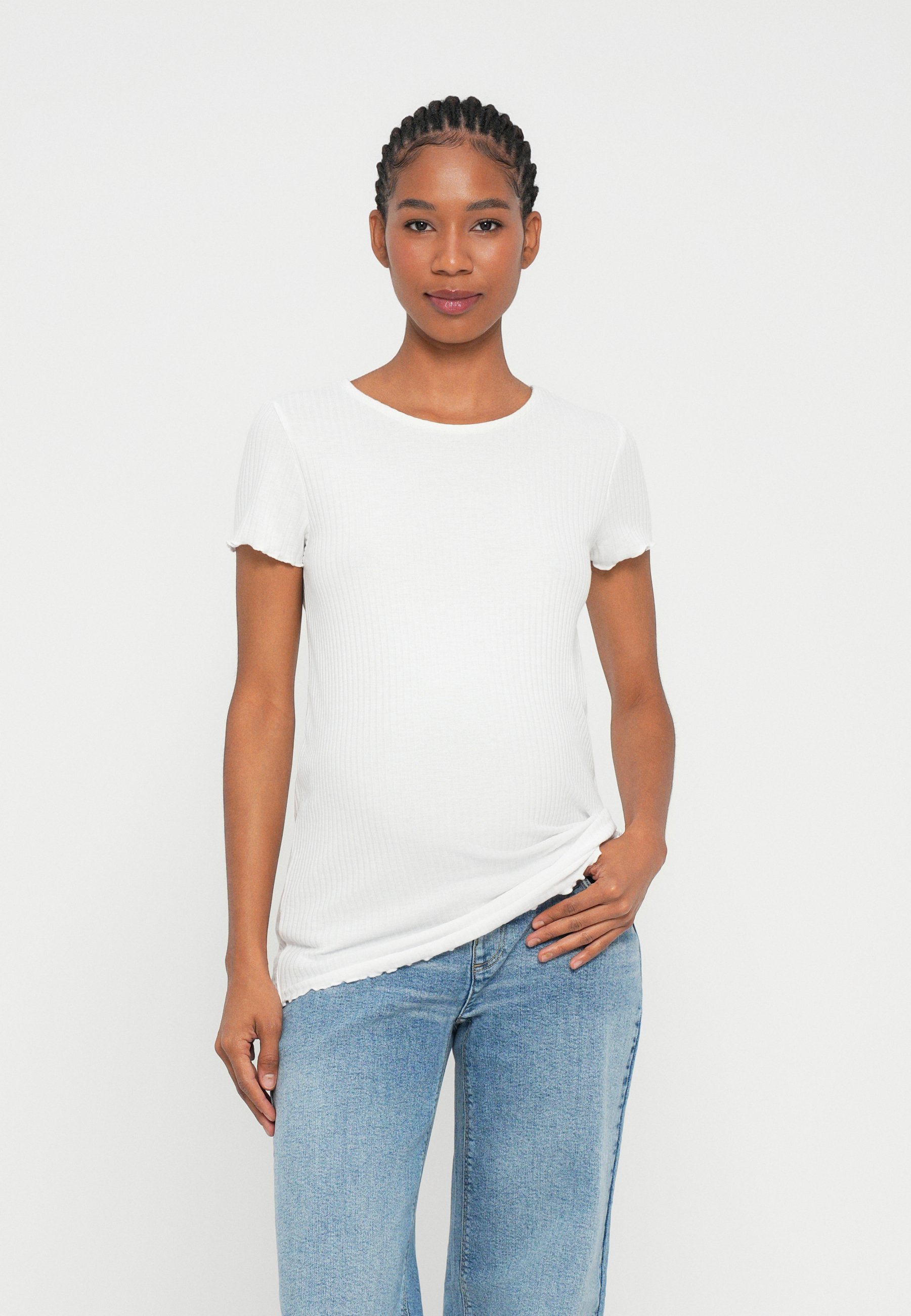 ONLY MATERNITY OLMEMMA 2 PACK - T-skjorte - black/white