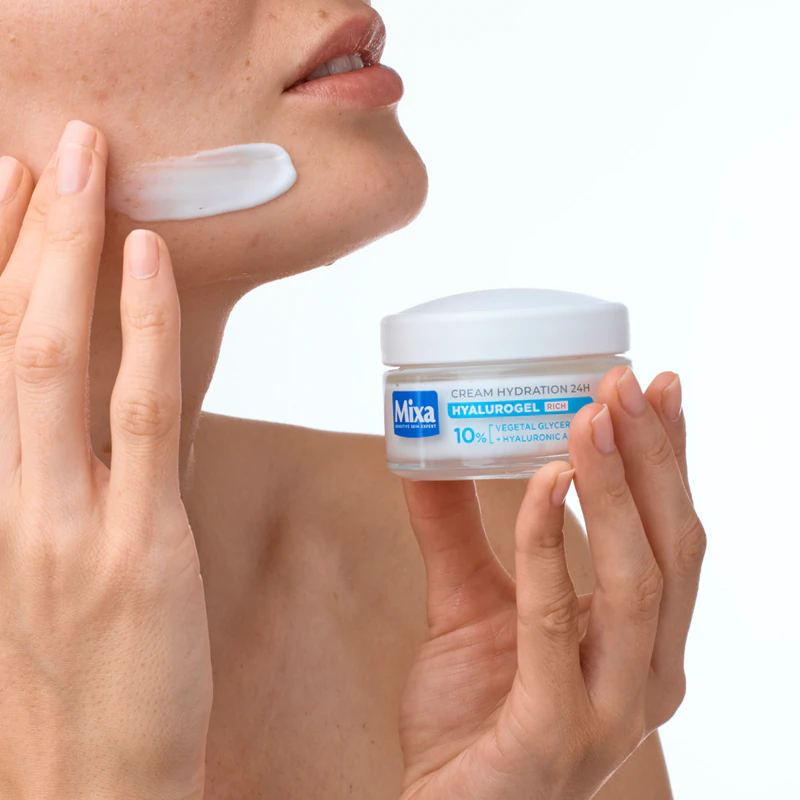 Mixa HYALUROGEL HYALUROGEL creme de dia intensamente hidratante com ácido hialurônico