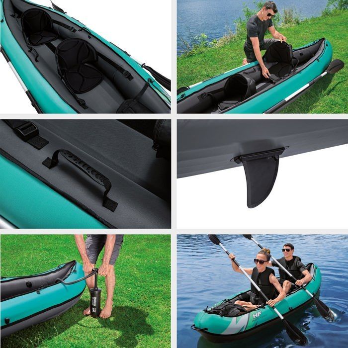 Bestway Hydro Force Ventura X2 Inflatable Kayak - 2-Person - White