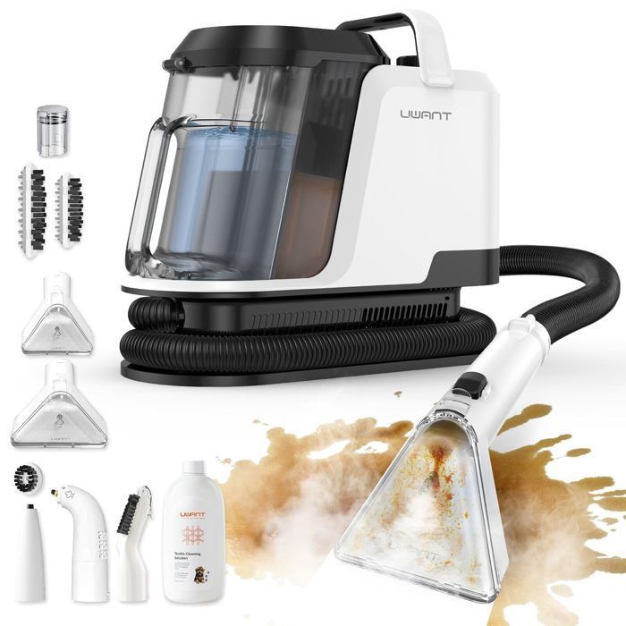 UWANT Y100 Steam - Pulitore a vapore multifunzionale - 3 modalità (vapore/acqua calda/acqua fredda), 18 kPa, sterilizzazione al 99,99%, portata di 6,5 m