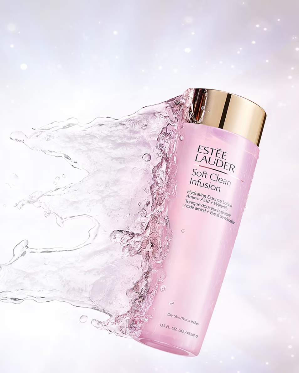 ESTÉE LAUDER SOFT CLEAN INFUSION HYDRATING ESSENCE LOTION ΜΕ ΑΜΙΝΟΞΥ 15 WATERLILY ΕΝΥΔΑΤΙΚΗ ΤΟΝΩΤΙΚΗ - ΓΙΑ ΞΗΡΟ ΔΕΡΜΑ