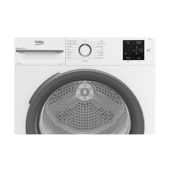 Beko Sèche-linge pompe à chaleur 60cm 8kg - DT3H18302W