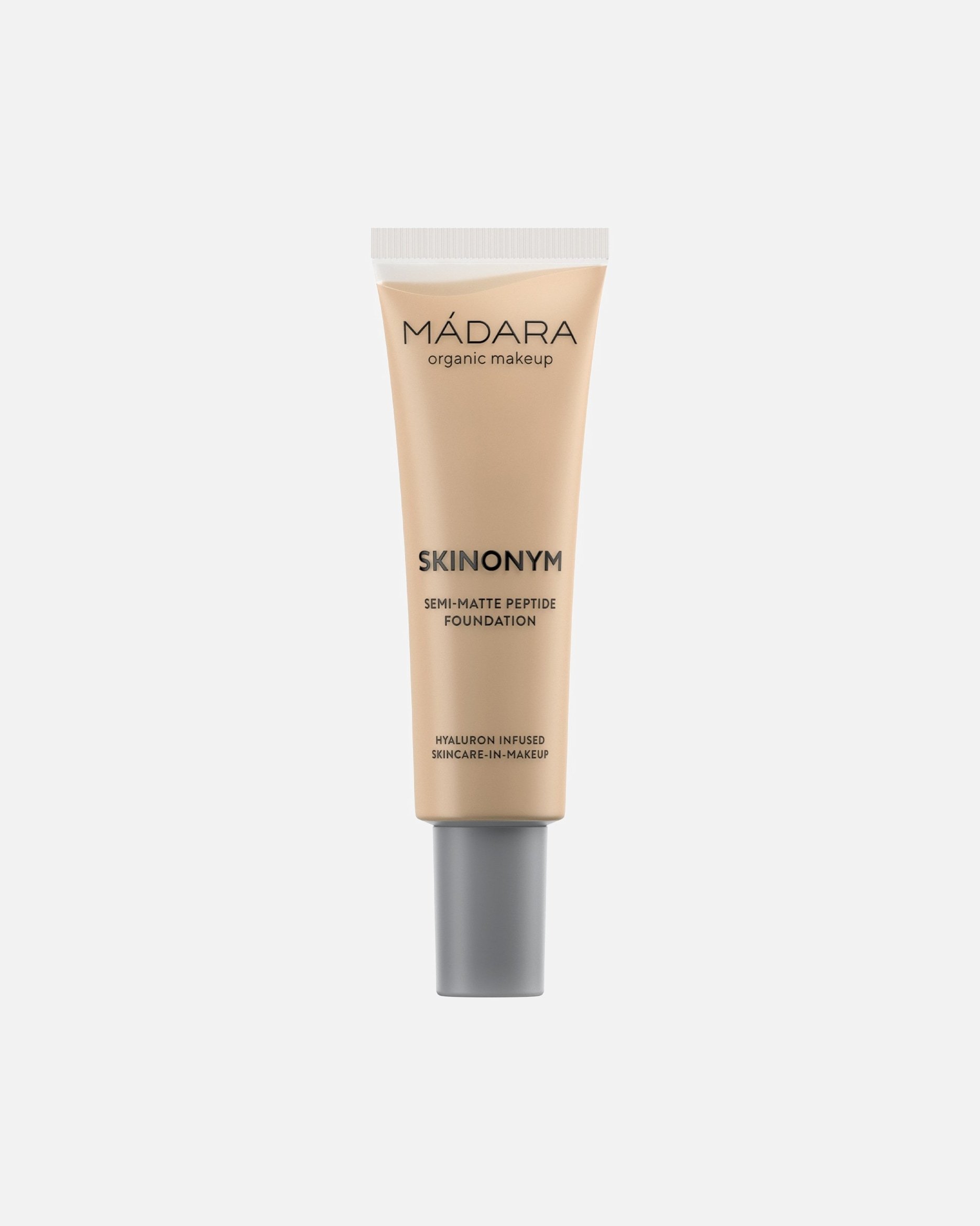 MÁDARA puder SKINONYM Semi-Matte Peptide Foundation, br. 15 KAMENA - 30 ml