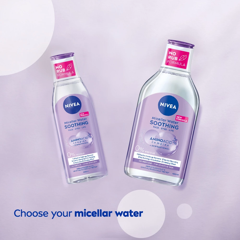 Micellás víz nyugtató hatású 200 ml - NIVEA