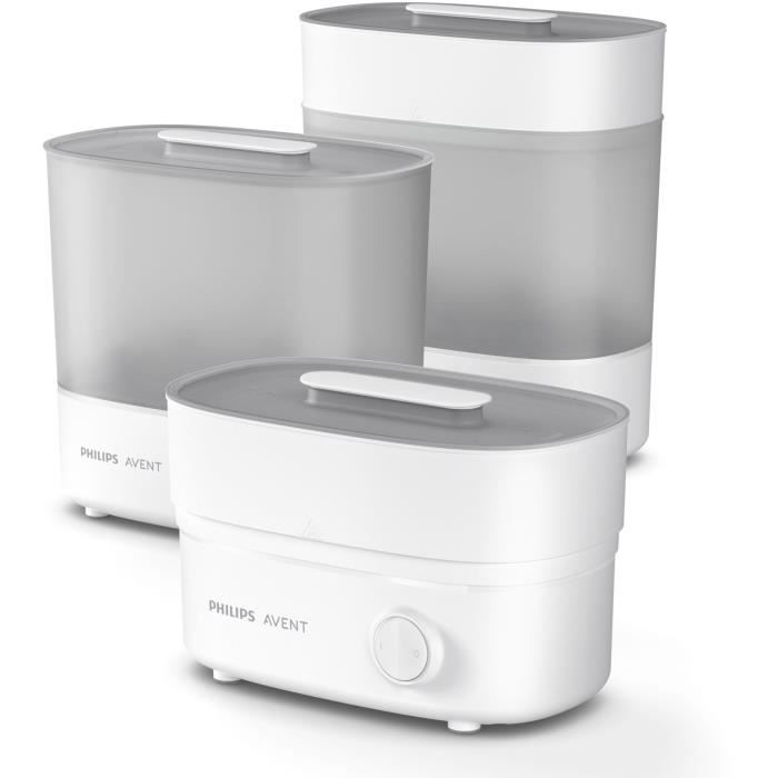 Sterilizzatore - PHILIPS AVENT - Vapore 4 in 1 - Bianco - Sterilizza in 6 minuti - Garantisce la sterilizzazione per 24 ore