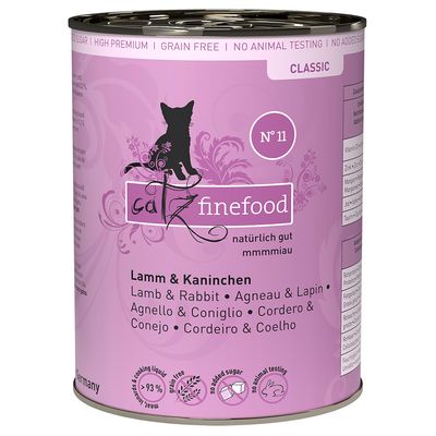 catz finefood blandet prøvepakke bokser 6 x 400 g