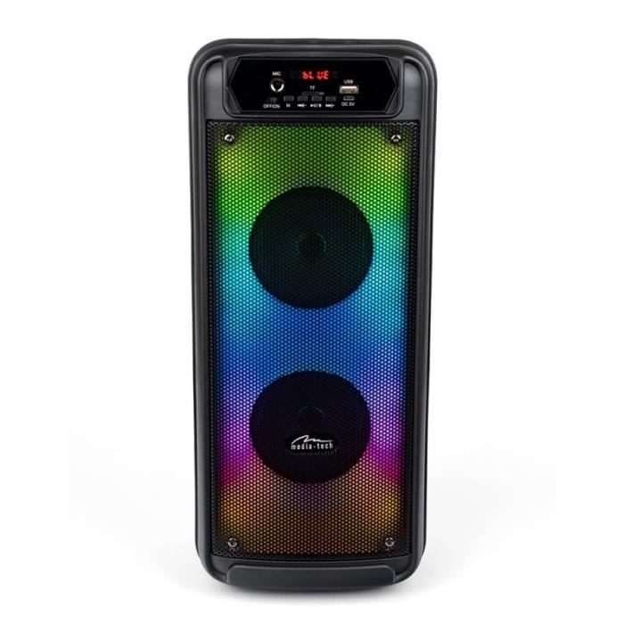 Wireless speaker - Media-Tech - Flamebox UP - Bluetooth 5.0 - 600W - Bright RGB