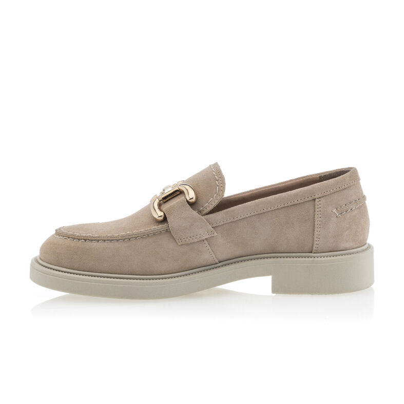 Mocassins / chaussures bateau Femme Beige
