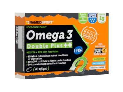 NAMED SPORT Named Sport Omega 3 Double Plus++ vetzuursupplement 30 zachte capsules