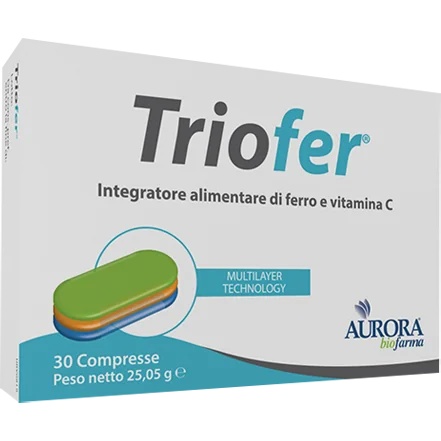 Complemento alimenticio AURORA Triofer 30 comprimidos Hierro y vitaminas