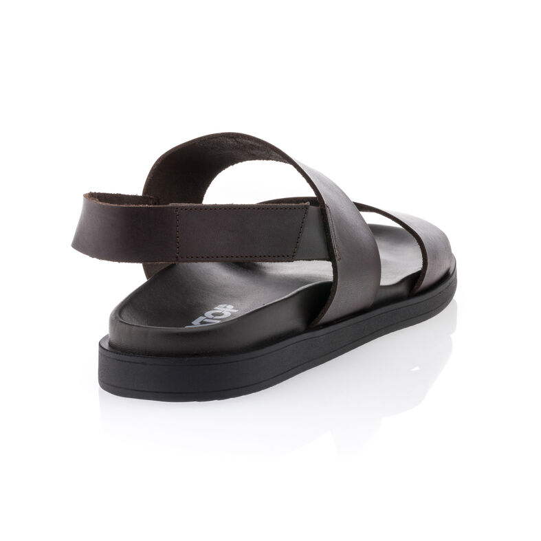  Brune sandaler / sko med åpen tå for menn