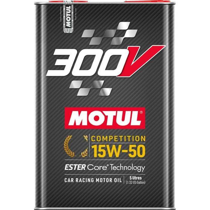 Óleo MOTUL 300V COMPETITION 15W50 5L (lata)